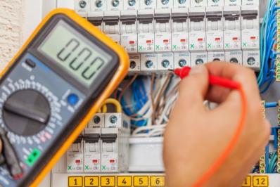 A recent home electrical job in the Chattanooga, TN area