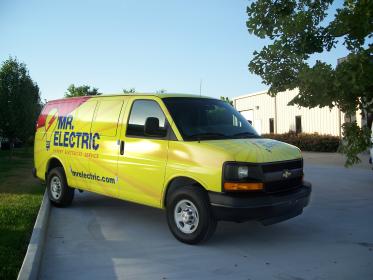 Service vehicle for Mr. Electric of Tulsa