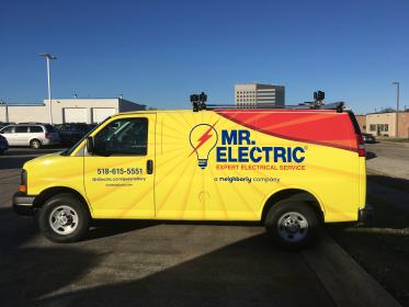Service vehicle for Mr. Electric of Queensbury