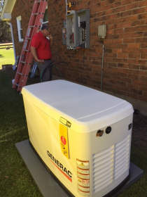 A recent home electricians job in the Montgomery, AL area