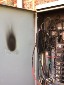 A recent electrical contractor job in the Montgomery, AL area
