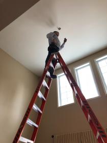 After a completed electrician project in the  area