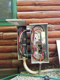 After a completed electricians project in the  area