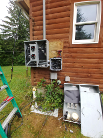 After a completed local electricians project in the  area