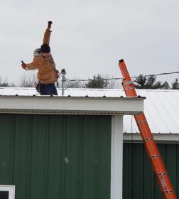 A recent local electrician job in the  area