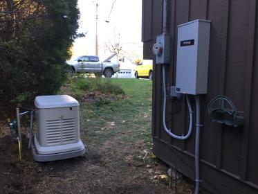 After a completed electricians project in the Queensbury, NY area