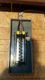 After a completed local electrician project in the  area