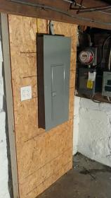 After a completed electricians project in the  area