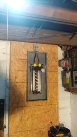 After a completed electrical contractor project in the  area