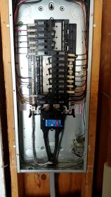 After a completed local electricians project in the  area