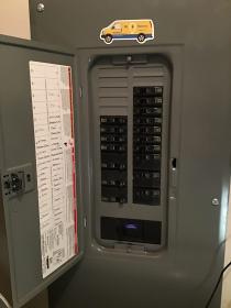 A recent electric panels company job in the Columbia, SC area