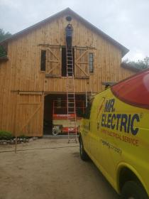 After a completed electrical contractor project in the  area