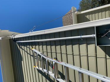A recent electricians job in the  area
