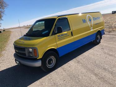 Service vehicle for Mr. Electric of Central Iowa