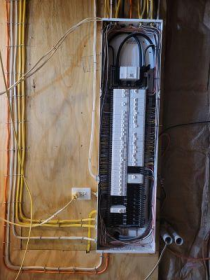 After a completed electric panels company project in the  area