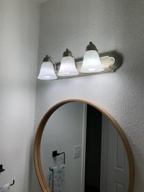 A recent home electricians job in the Mckinney, TX area