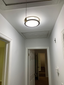 A recent electricians job in the  area