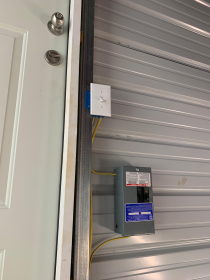 A recent local electrician job in the  area