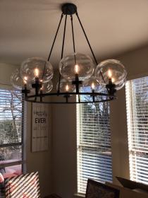 A recent home electrical job in the Mckinney, TX area