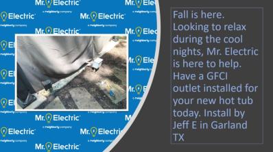 An employee at Mr. Electric of McKinney