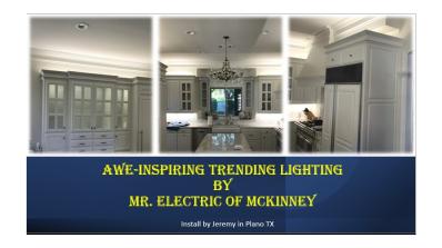 An employee at Mr. Electric of McKinney