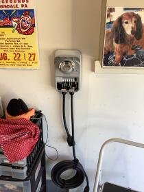 A recent home electrical company job in the  area