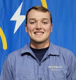 An employee at Mr. Electric of Central Iowa