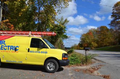 Service vehicle for Mr. Electric of Southeast NH