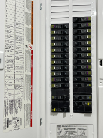 A recent electric panels company job in the Columbia, SC area