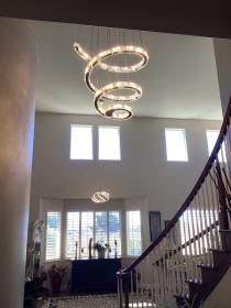 A recent electrician job in the area