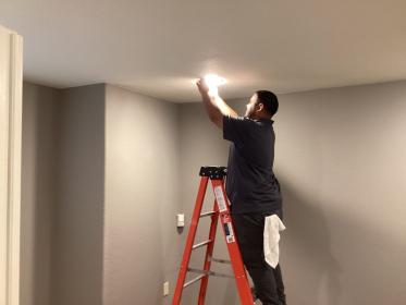 A recent electrician job in the area