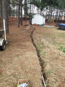 A recent electrical wiring job in the Columbia, SC area