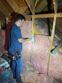 A recent home electrical company job in the Knoxville, TN area