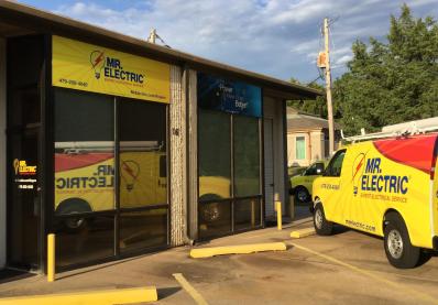 On location at Mr. Electric of Rogers, a Electrician in Rogers, AR