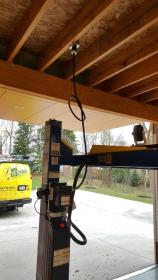 A recent electrician job in the  area