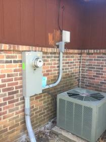 A recent home electrical job in the  area