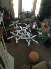 A recent electrician job in the  area