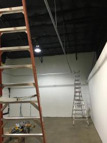 A recent electrician job in the  area